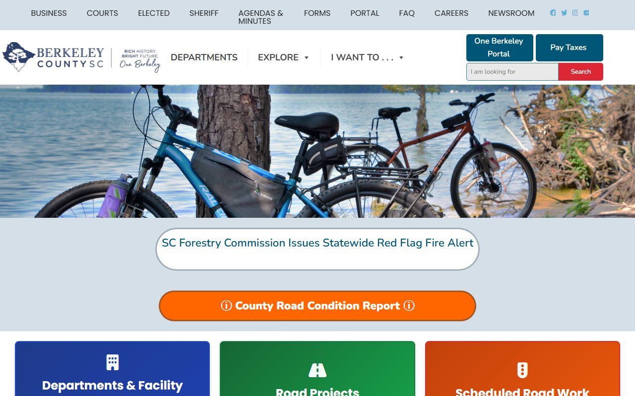 Berkeley County bankruptcy records government website showing court and records access
