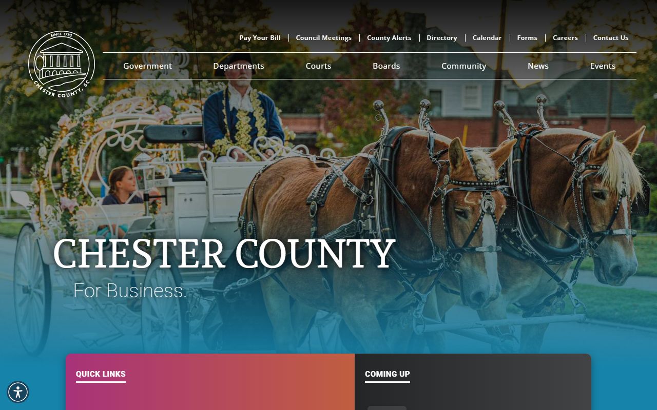 Chester County bankruptcy records government website with court and records information