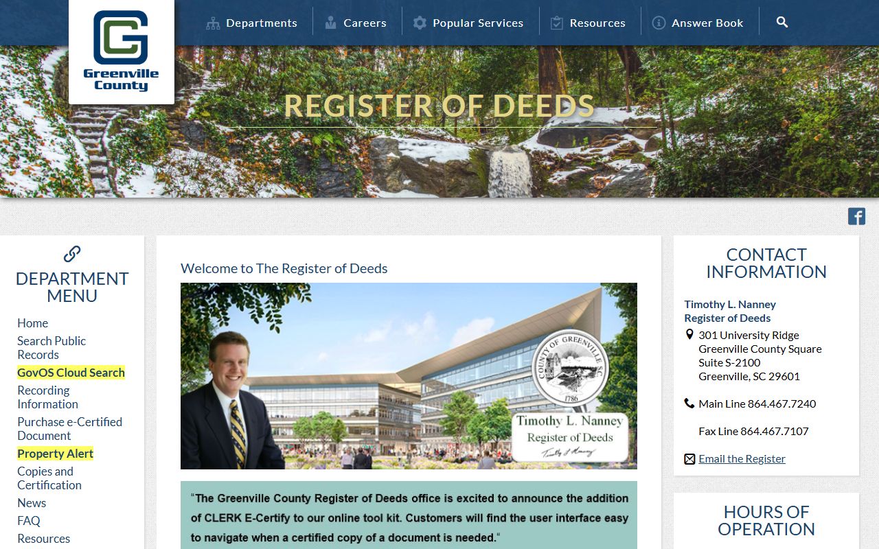 Greenville County bankruptcy records register of deeds