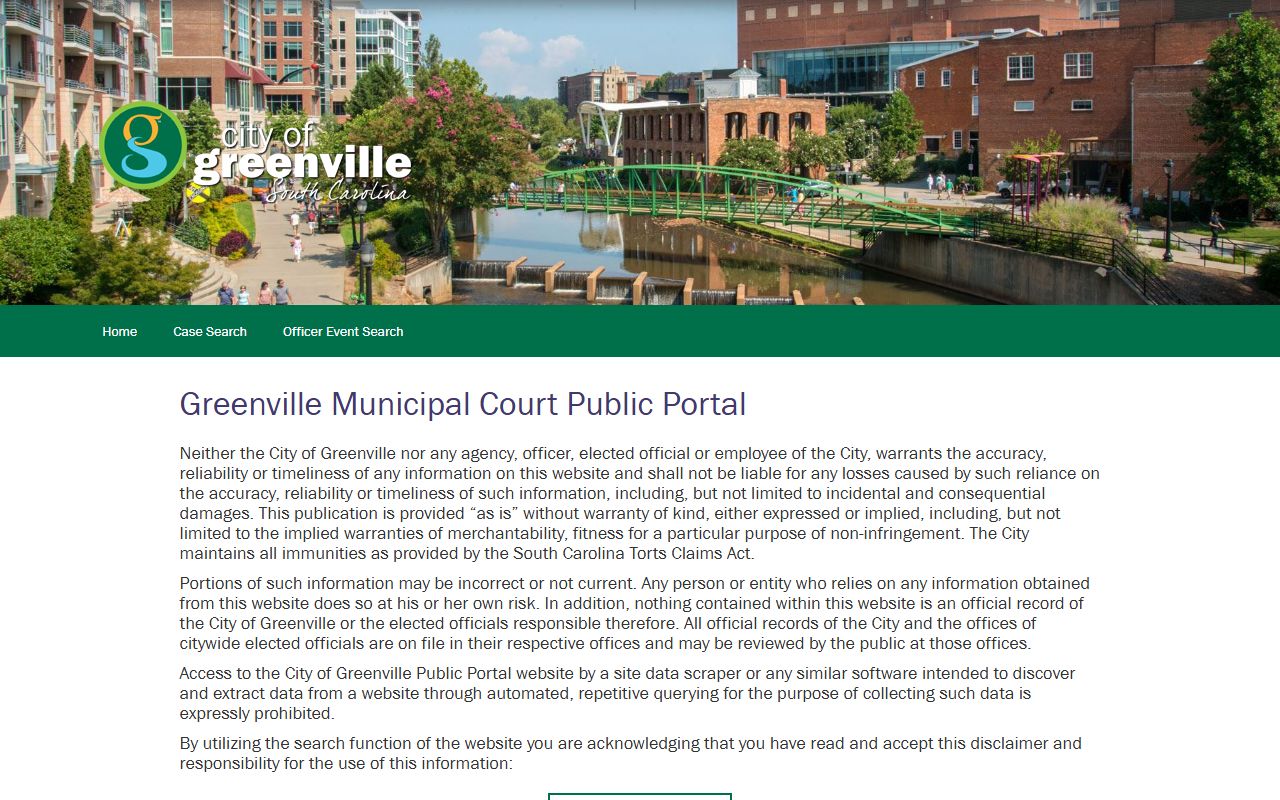 Greenville County bankruptcy records Greenville municipal court