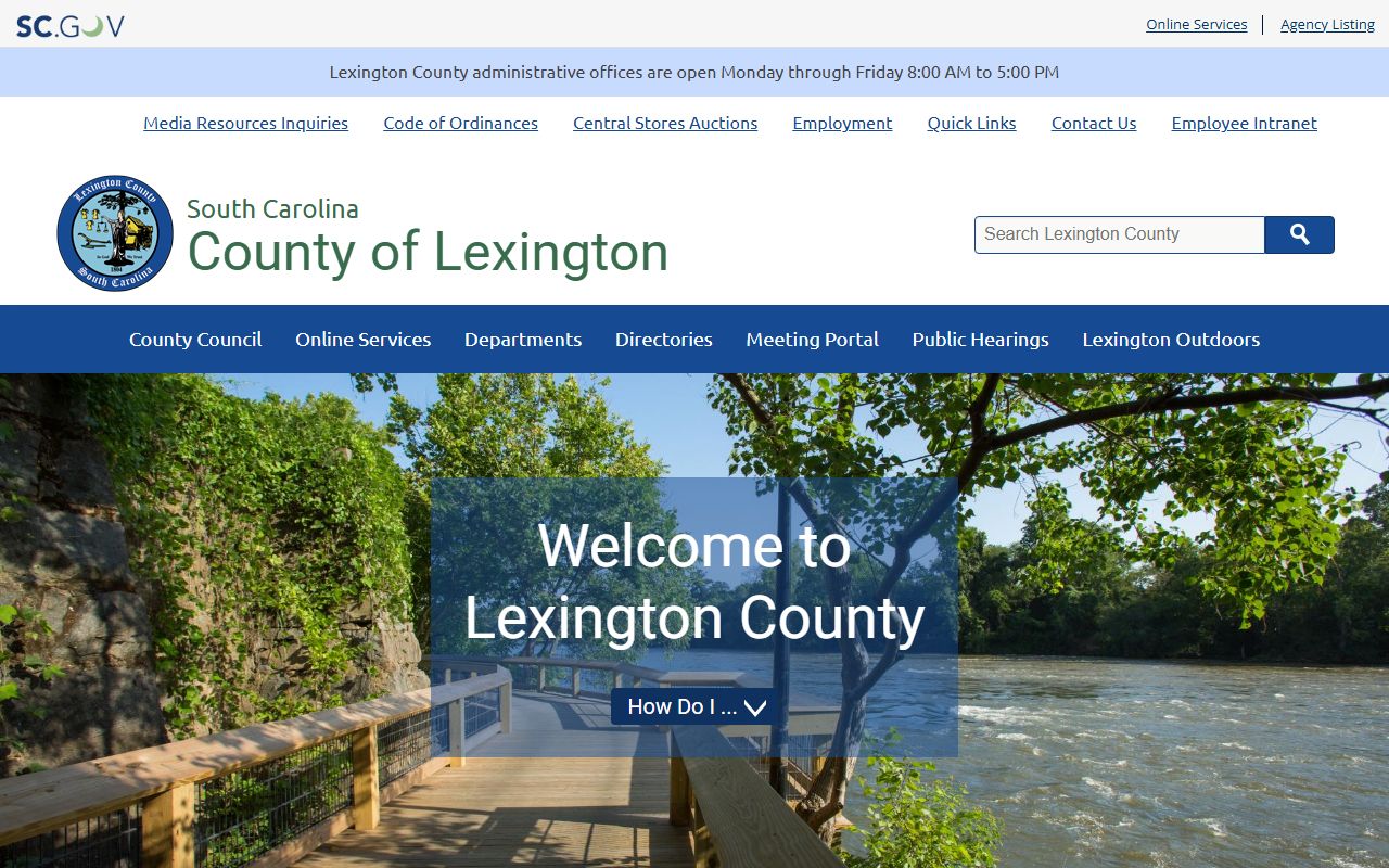 Lexington County Register of Deeds page for Lexington County bankruptcy records